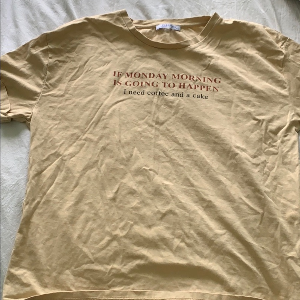Tan Graphic Tee